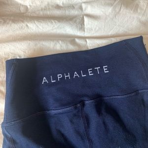 Alphalete Revival R6 Navy Blue Shorts